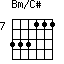 Bm/C#=333111_7