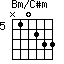 Bm/C#m=N10233_5