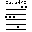 Bsus4/B=222400_1