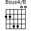 Bsus4/B=224400_1