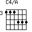 C4/A=111333_3