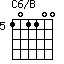C6/B=101100_5