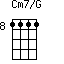 Cm7/G=1111_8