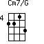 Cm7/G=2213_4