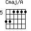 Cmaj/A=331111_5