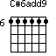 C#6add9=111111_6