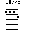 C#7/B=1112_1