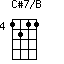 C#7/B=1211_4