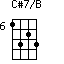 C#7/B=1323_6