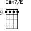 C#m7/E=1111_9