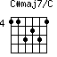 C#maj7/C=113231_4