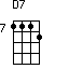 D7=1112_7