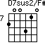 D7sus2/F#=200310_7