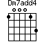 Dm7add4=100013_1