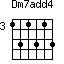 Dm7add4=131313_3