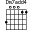 Dm7add4=300011_1