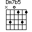 Dm7b5=N30131_1