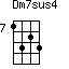 Dm7sus4=1323_7