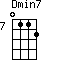Dmin7=0112_7