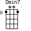 Dmin7=1001_0