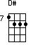 D#=1222_7