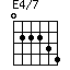 E4/7=022234_1