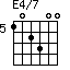 E4/7=102300_5