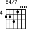 E4/7=223100_4