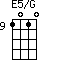 E5/G=1010_9