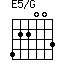 E5/G=422003_1