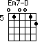 Em7-D=010012_5