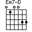 Em7-D=010033_1