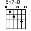 Em7-D=012030_1