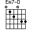 Em7-D=012033_1