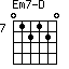 Em7-D=012120_7