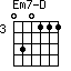 Em7-D=030111_3
