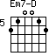 Em7-D=210012_5
