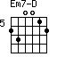 Em7-D=230012_5