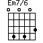 Em7/6=040403_1