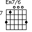 Em7/6=310003_7