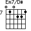 Em7/D#=010221_7