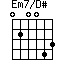Em7/D#=020043_1