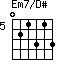 Em7/D#=021313_5