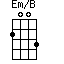 Em/B=2003_1