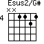 Esus2/G#=NN1121_4