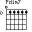 Fdim7=011111_0