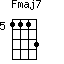 Fmaj7=1113_5