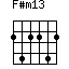 F#m13=242242_1