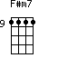 F#m7=1111_9