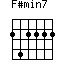 F#min7=242222_1